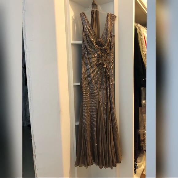 Alberto Makali beaded evening gown - Picture 3 of 3